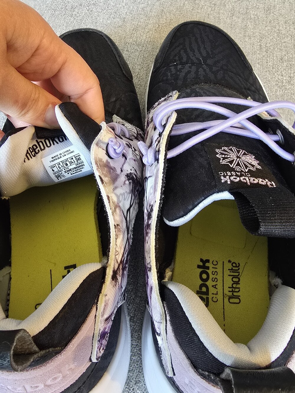 Reebok Womens Furylite Graphic Fashion Sneaker - Picture 7 of 8
